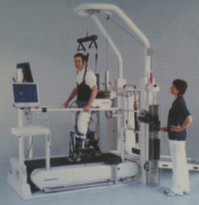 La nueva tecnología que viene para Fundabiem, incluye esta máquina: "Lokomat".