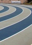 Hecha de Sportflex, la pista de Quetzaltenango es similar a la del Estadio Nido de Pájaro, de los Juegos Olímpicos de Beijing 2008.